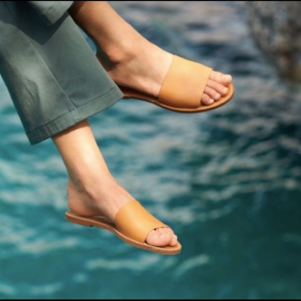 Madewell The Boardwalk Post Slide Sandals